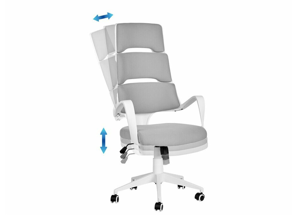 Офис стол Berwyn 221 (Бял + Сив)