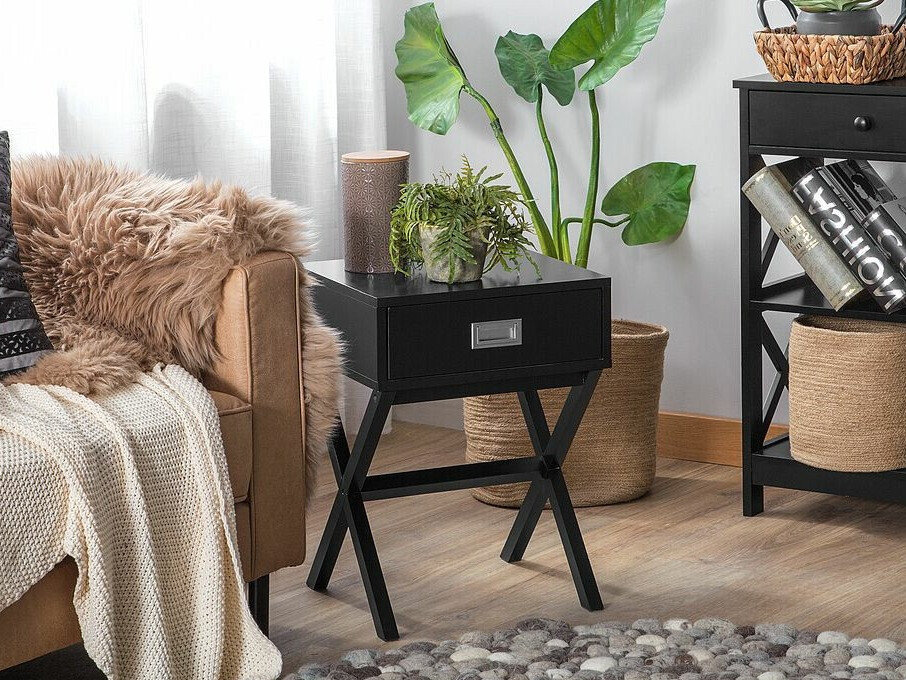 Нощно шкафче Berwyn 265 (Черен)