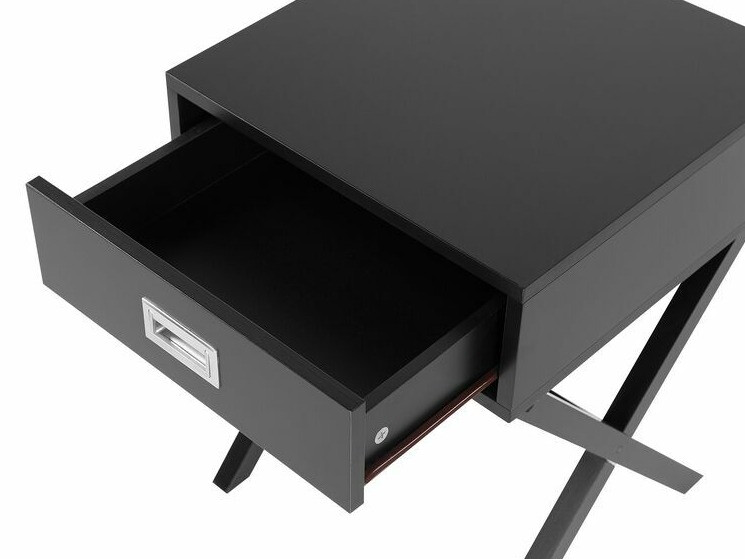 Нощно шкафче Berwyn 265 (Черен)