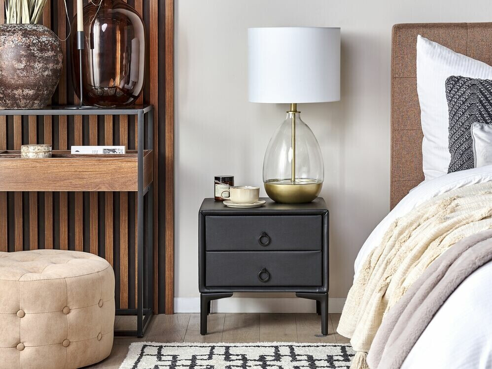 Нощно шкафче Berwyn 305 (Черен)