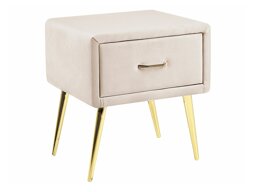 Нощно шкафче Berwyn 325 (Бежов + Златно)