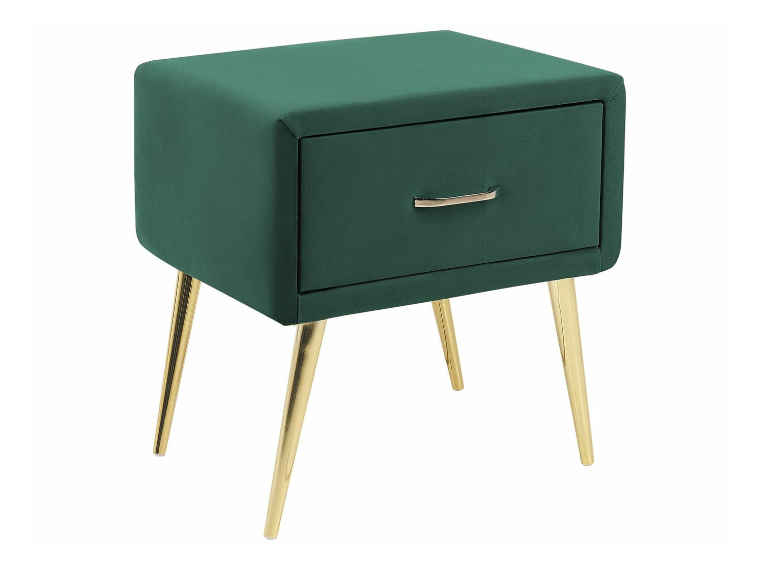 Нощно шкафче Berwyn 325 (Зелен + Златно)
