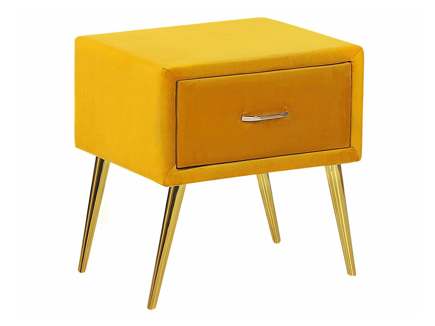 Нощно шкафче Berwyn 325 (Жълт + Златно)