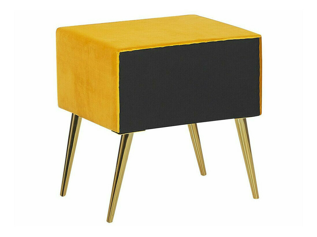 Нощно шкафче Berwyn 325 (Жълт + Златно)