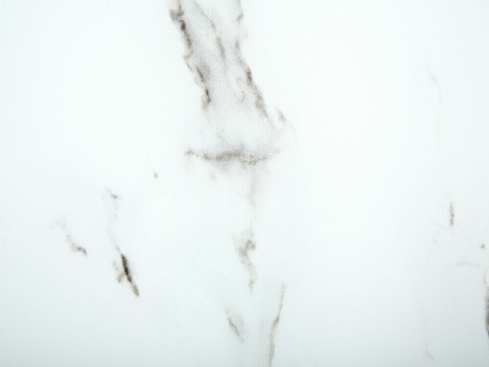 Масичка за кафе Berwyn 392 (Бял мрамор + Сребро)