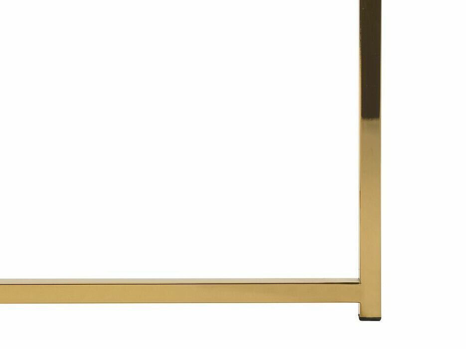 Масичка за кафе Berwyn 392 (Бял мрамор + Златно)