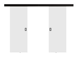 Плъзгаща се врата Dover 198 (Бял)