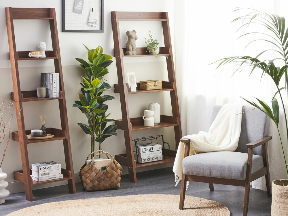 Етажерка Berwyn 452 (Тъмно дърво)