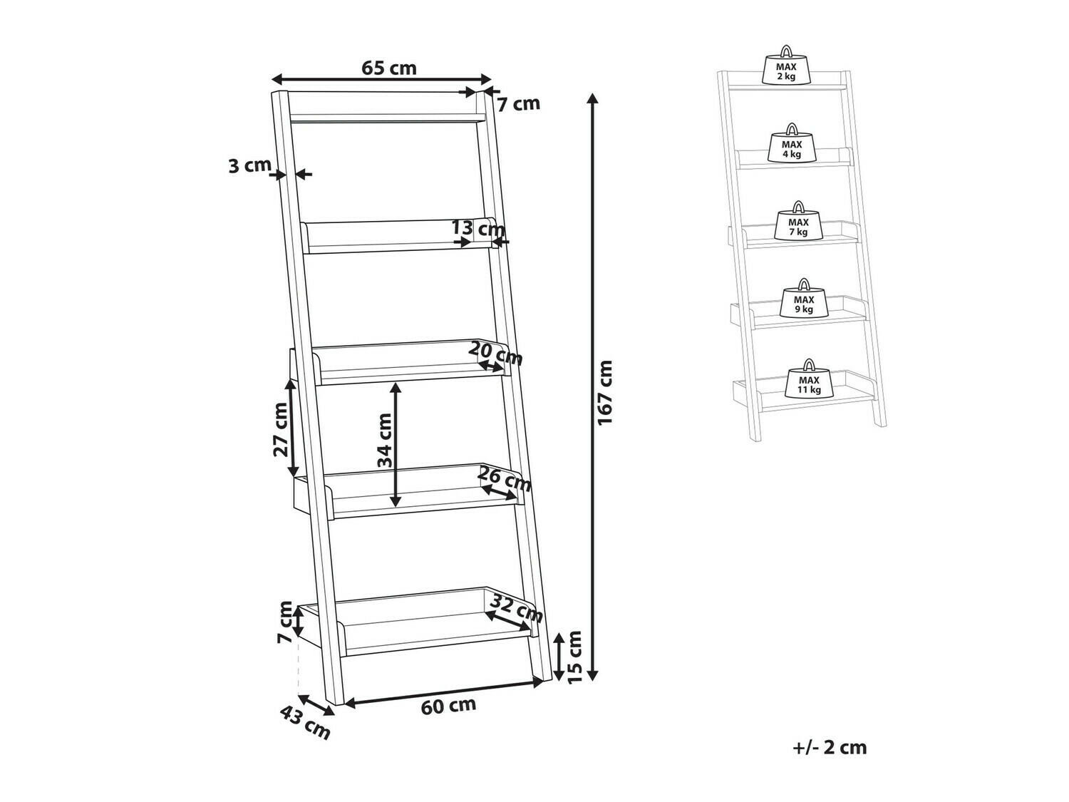 Етажерка Berwyn 453 (Ярък дърво)