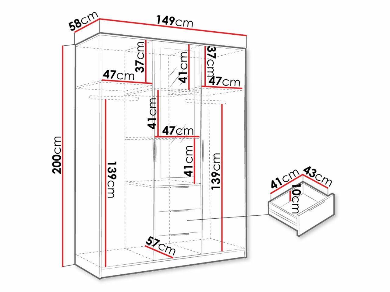 Гардероб Ophdome 104
