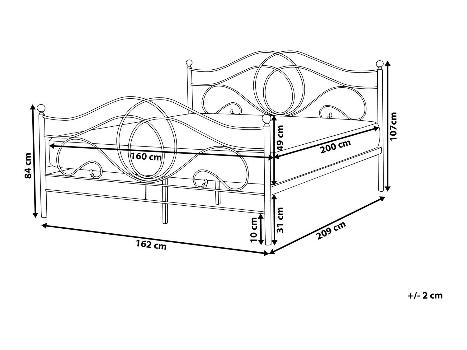 Легло Berwyn 458 (Бял)