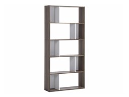 Етажерка Berwyn 480 (Тъмно дърво + Бял)