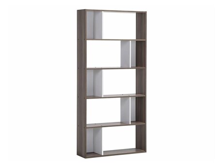 Етажерка Berwyn 480 (Тъмно дърво + Бял)