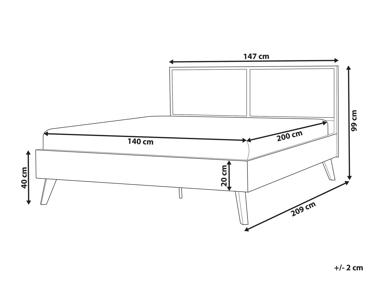 Легло Berwyn 503 (Черен)