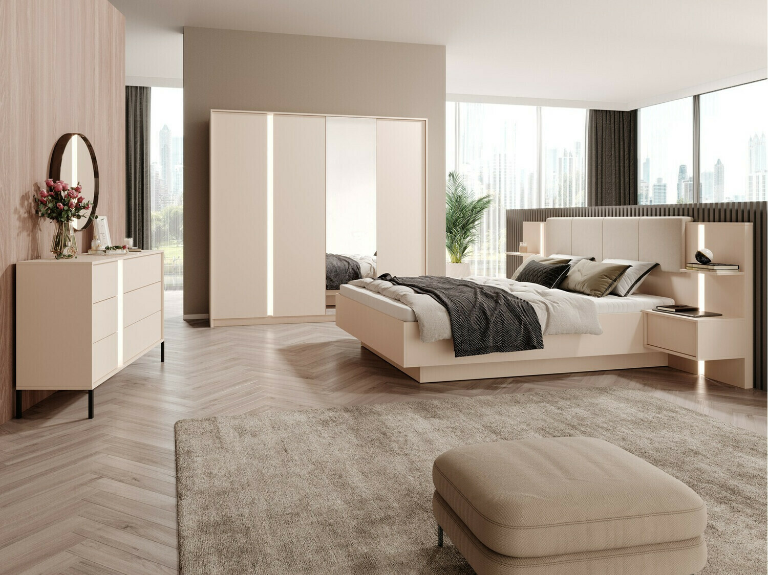 Комплект за спалня Orltoru 114