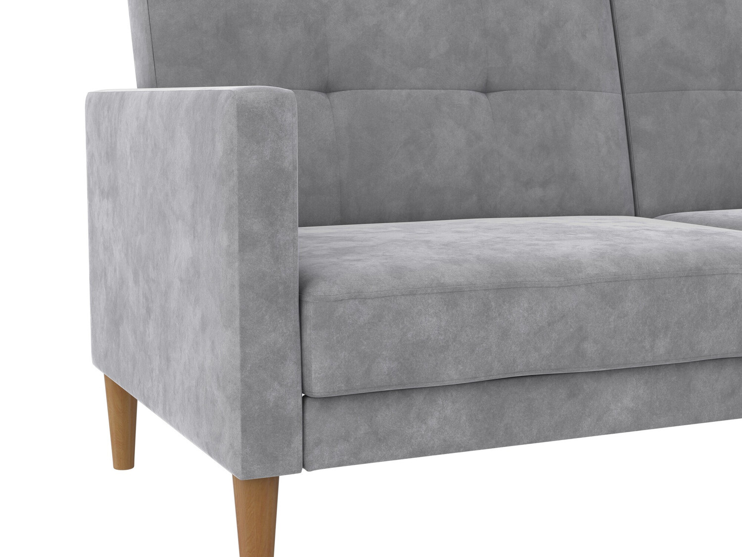 Разтегателен диван Denton 1178 (Светло сив)