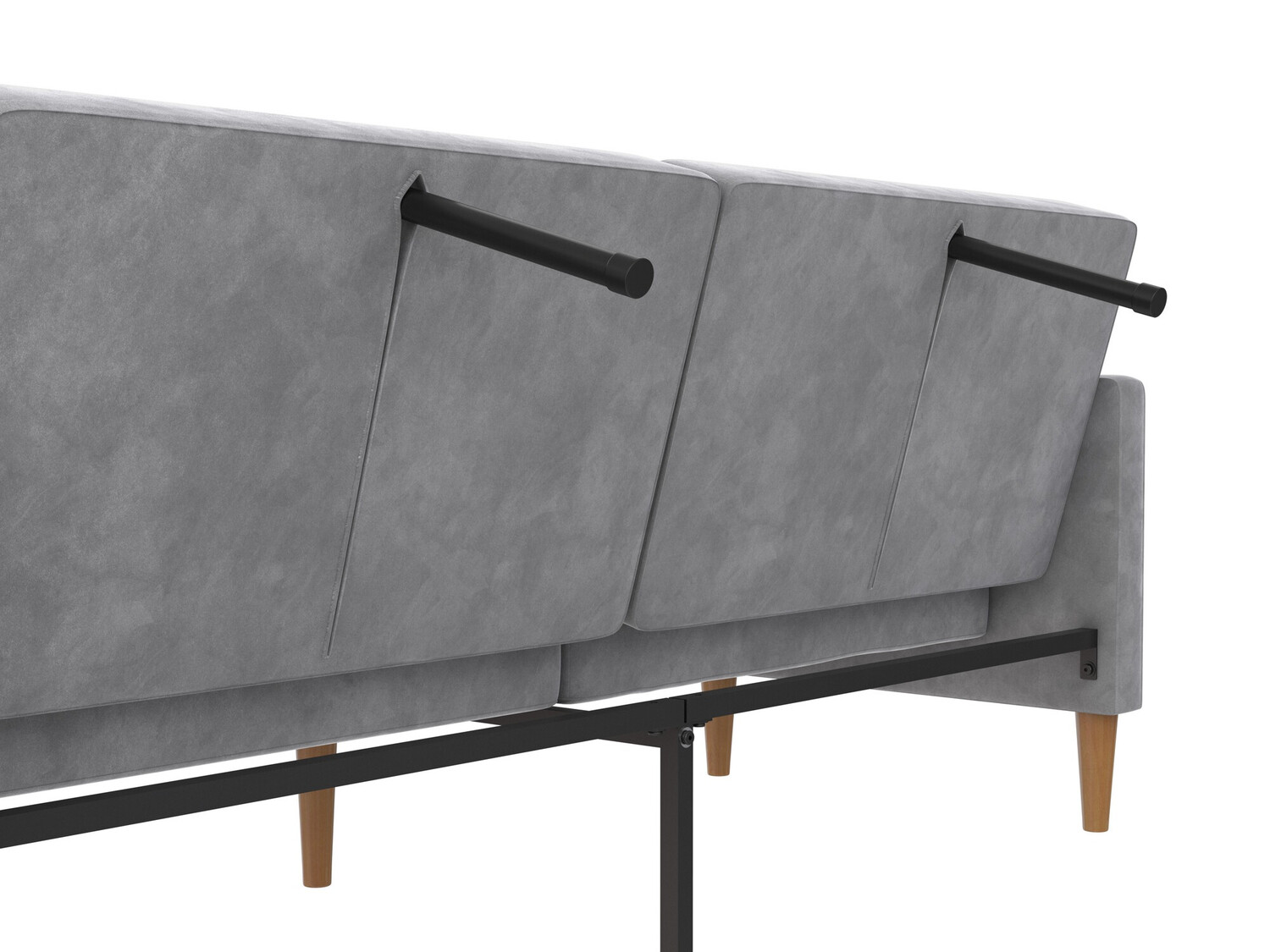 Разтегателен диван Denton 1178 (Светло сив)