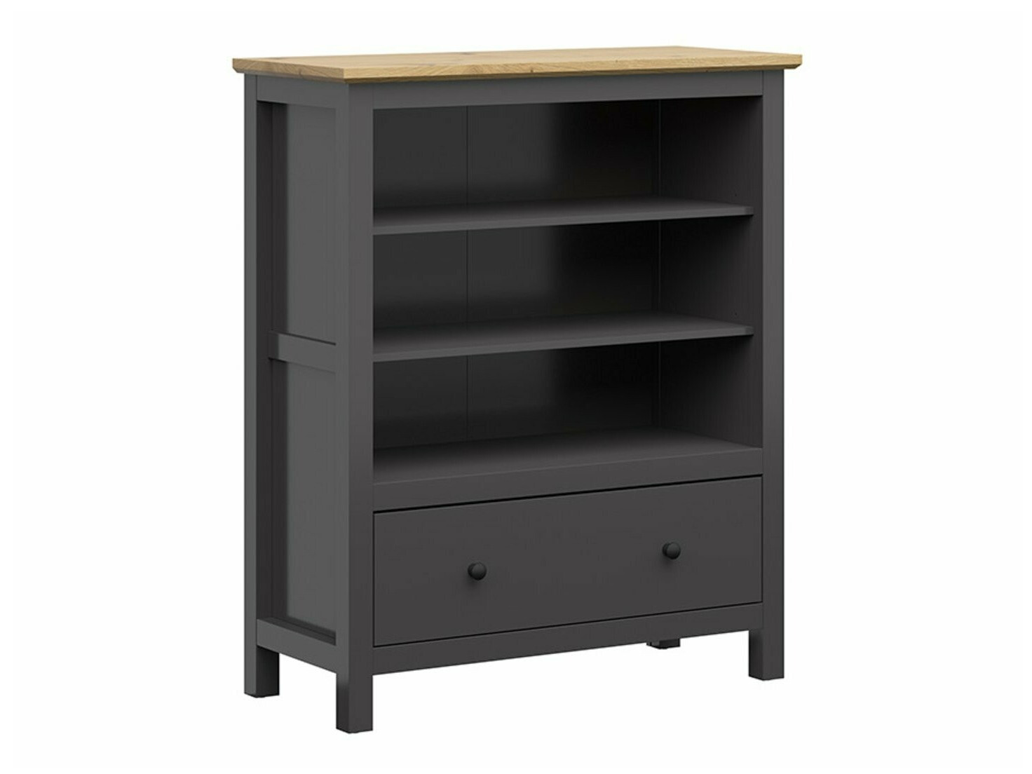 Етажерка Sordoro 127 (Графит + Artisan дъб)