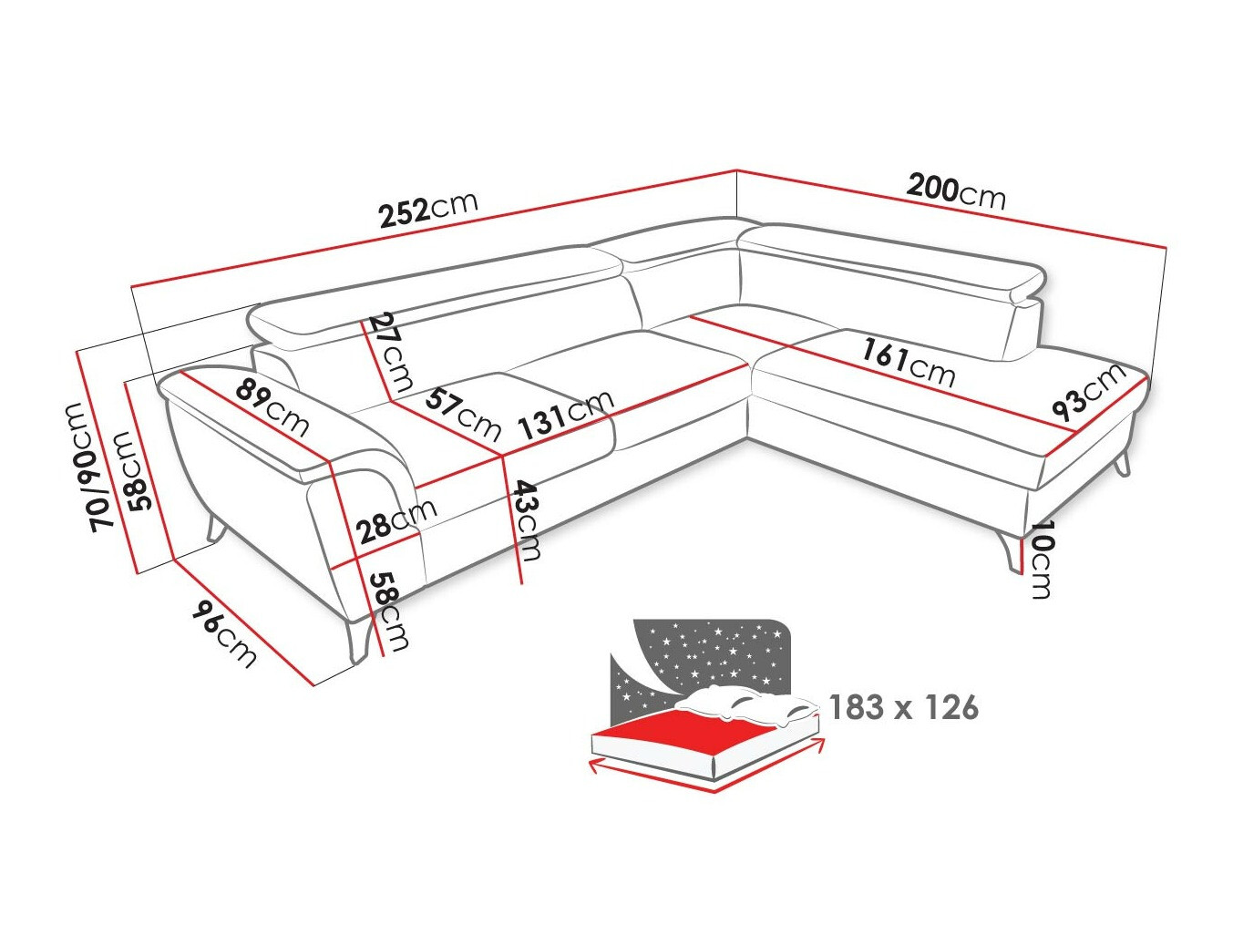 Ъглов диван Lincoln 178 (Barrel 04)