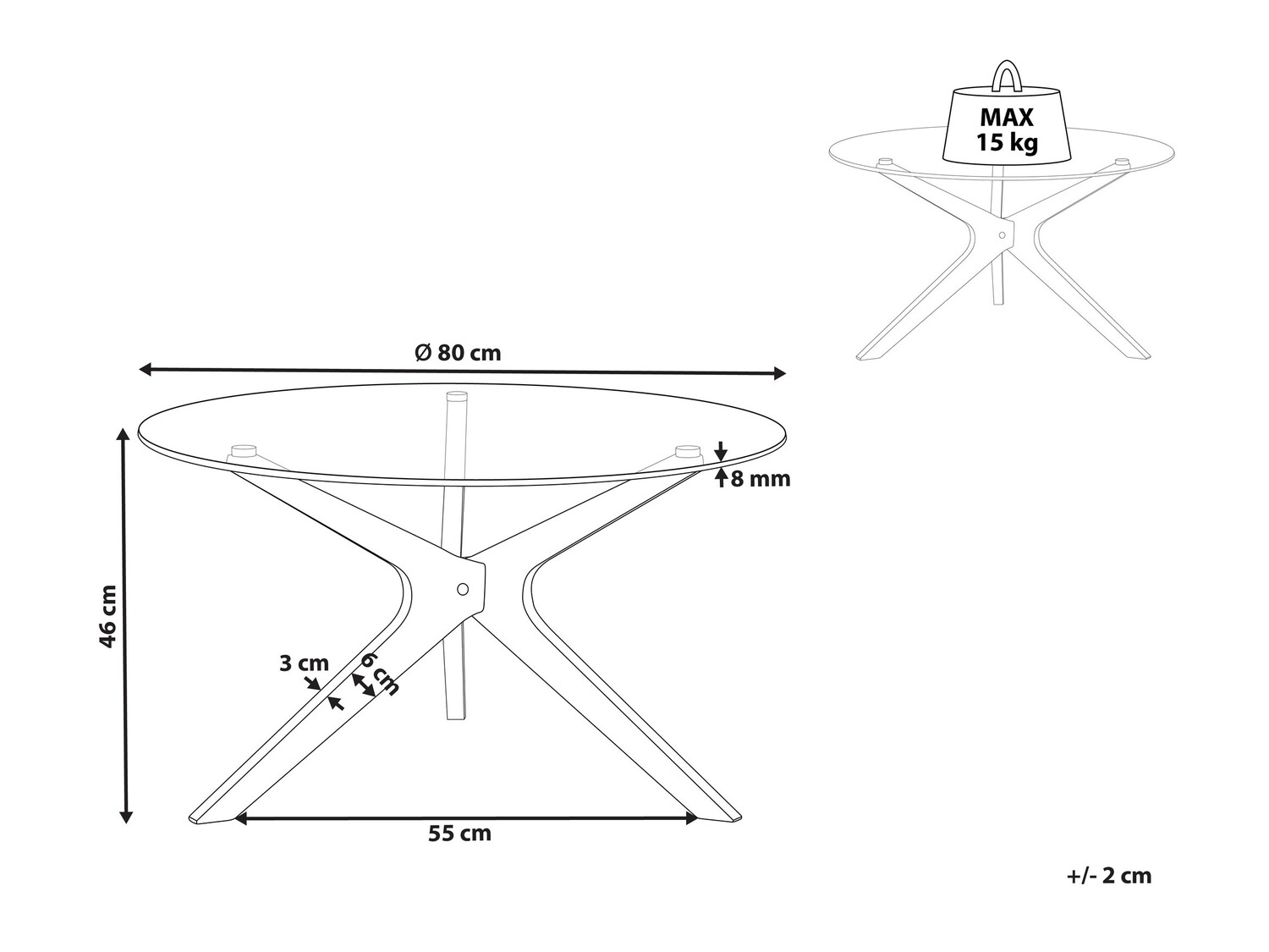 Масичка за кафе Berwyn 538