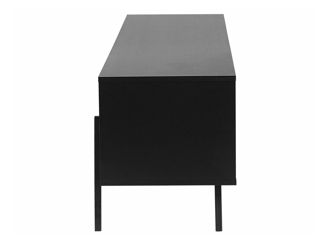 ТВ шкаф Berwyn 544 (Тъмно дърво + Черен)