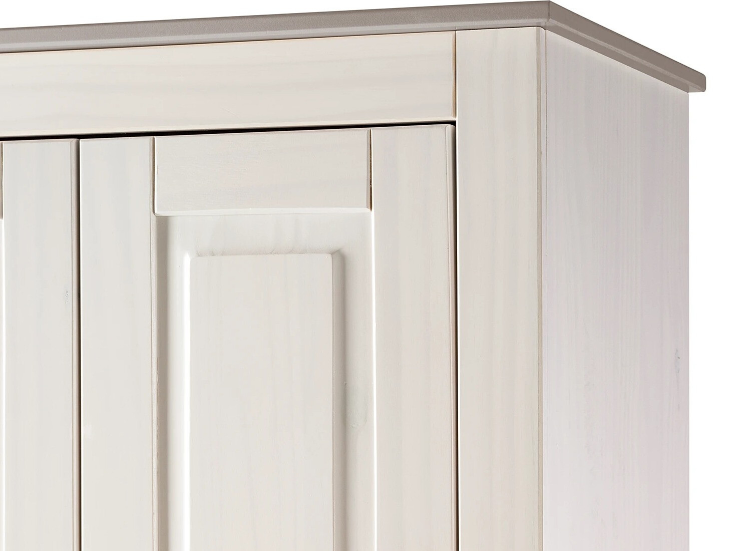 Гардероб Etviri 109 (Бял + Сив)