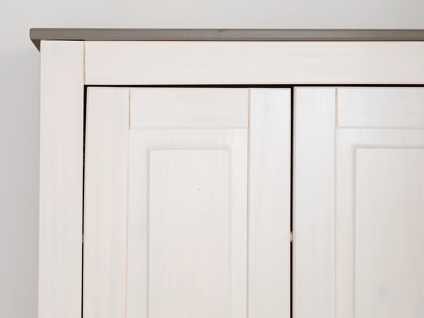 Гардероб Etviri 109 (Бял + Сив)