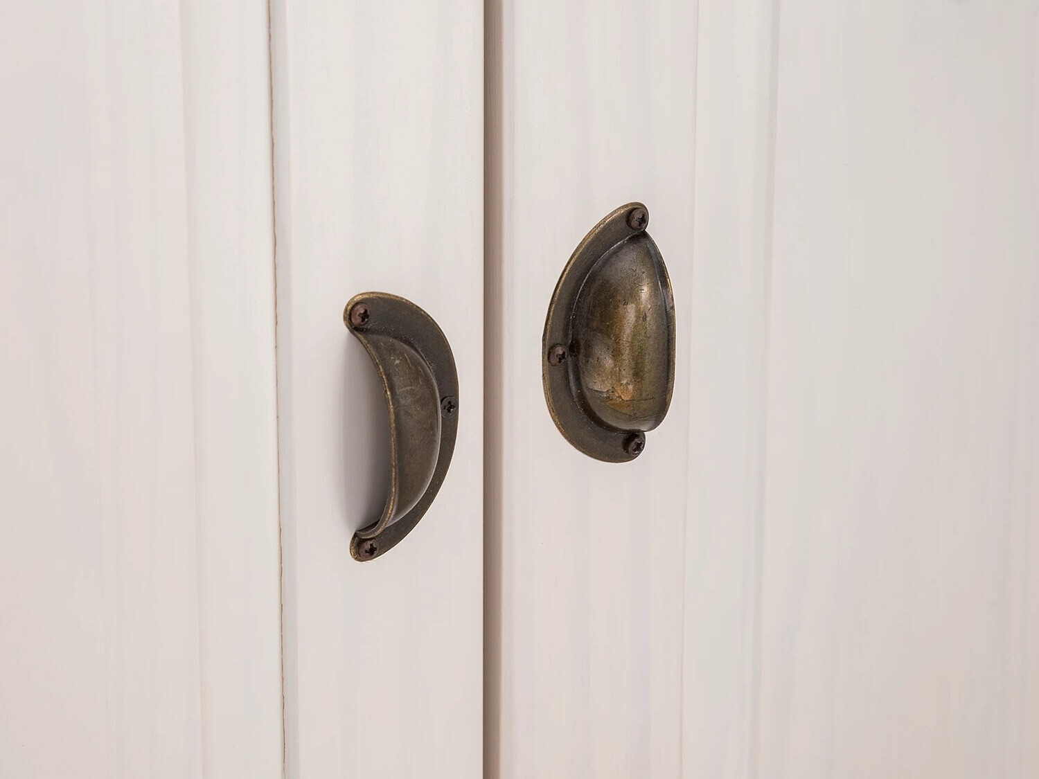 Гардероб Etviri 109 (Бял + Сив)