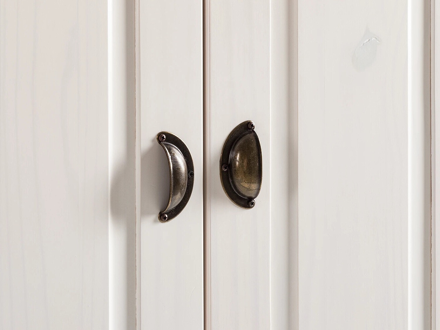 Гардероб Etviri 109 (Бял + Сив)