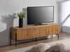 ТВ шкаф Denton 1188 (Черен + Дъб уотан)