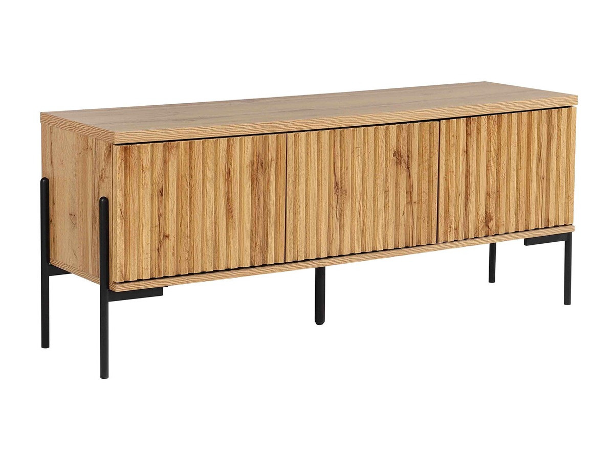 ТВ шкаф Denton 1189 (Черен + Дъб уотан)