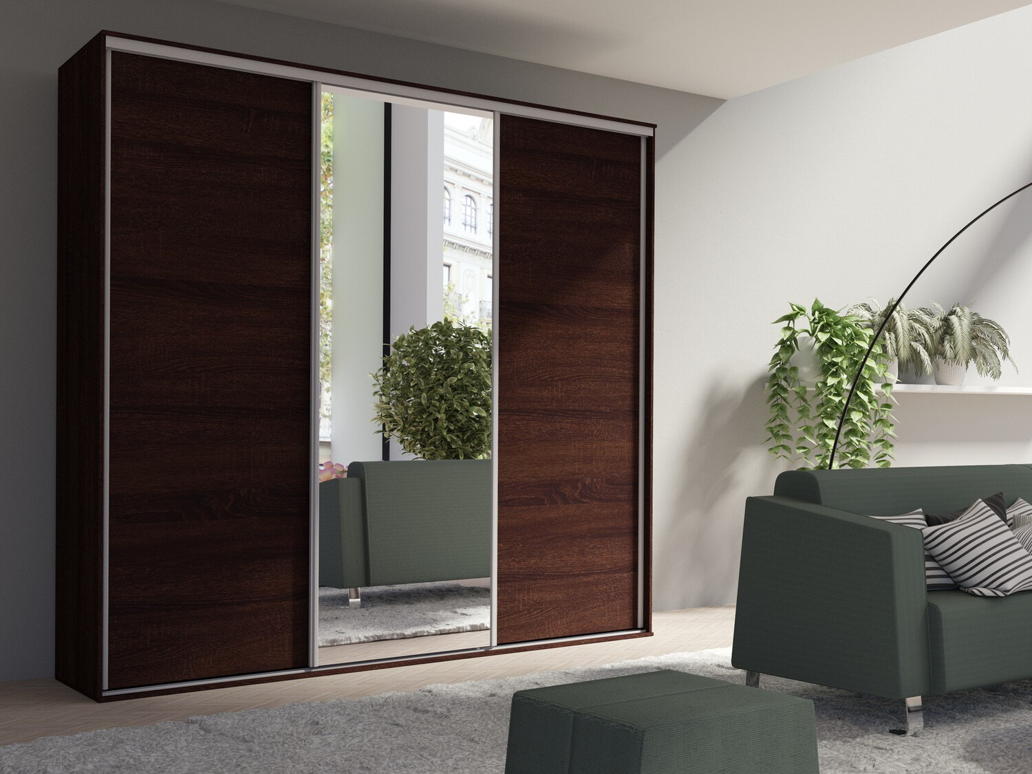 Гардероб Murrieta 181 (Сонома тъмен дъб)