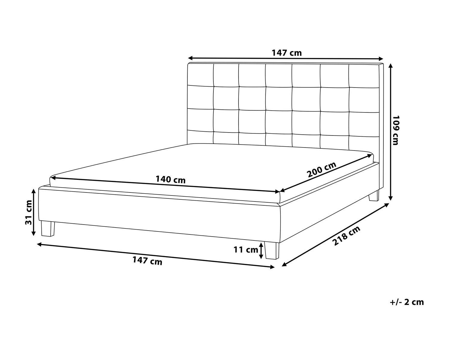 Легло Berwyn 592 (Тъмно сив)