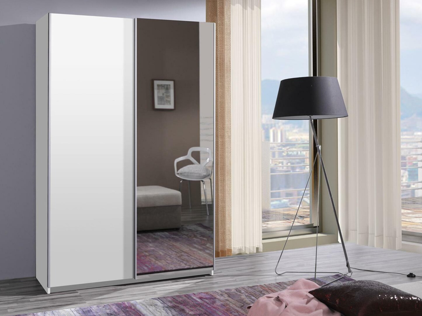 Гардероб Murrieta 112 (Бял)