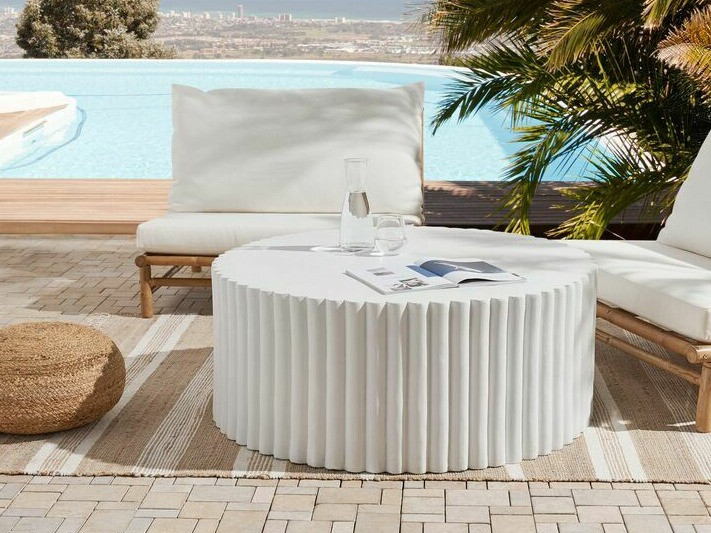 Масичка за кафе Berwyn 2131 (Бял + Terazzo)