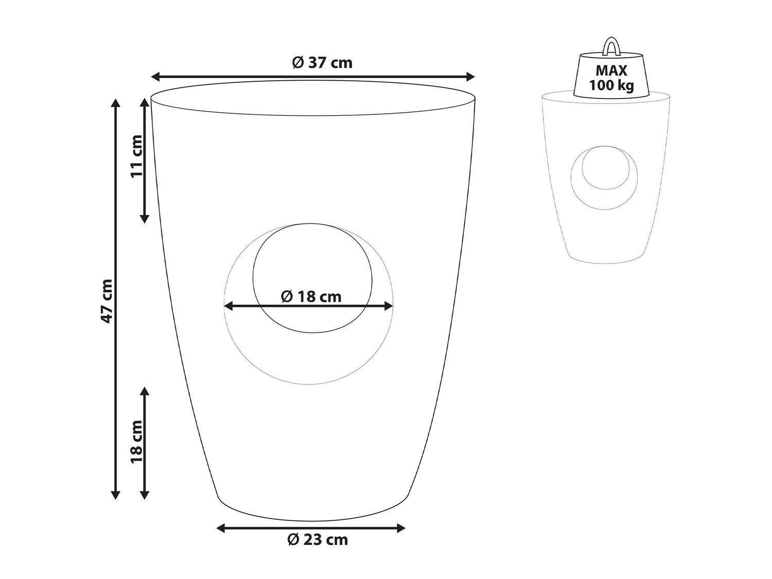 Помощна масичка Berwyn 605