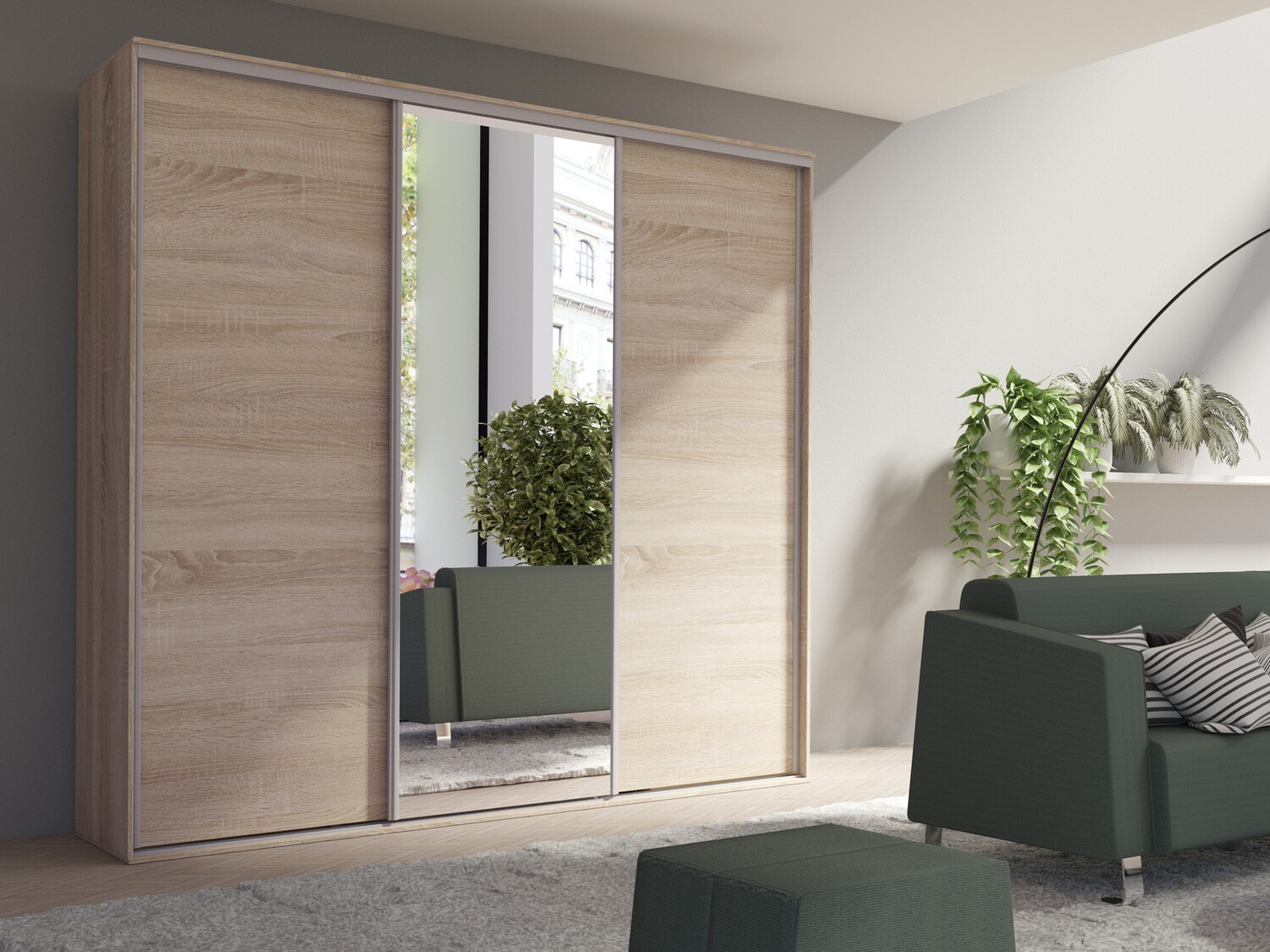 Гардероб Murrieta 145 (Сонома дъб)