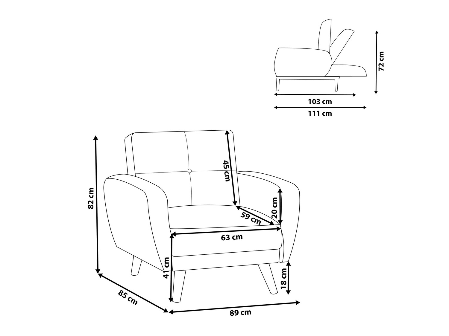 Фотьойл Etlivi 101 (Черен)