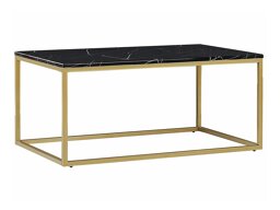 Масичка за кафе Berwyn 638 (Златно + Черен мрамор)