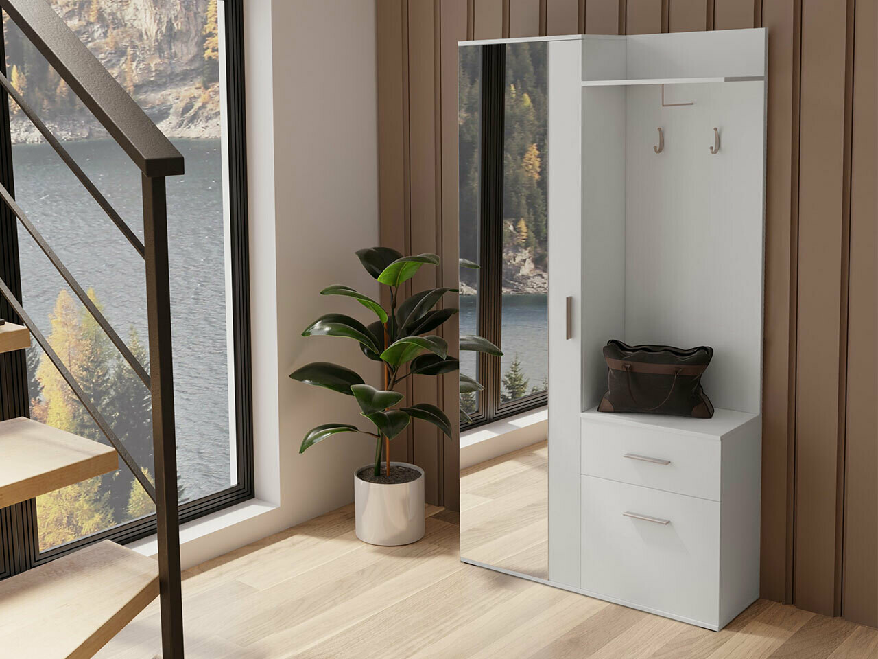 Комплект за антре Pavo (Бял)