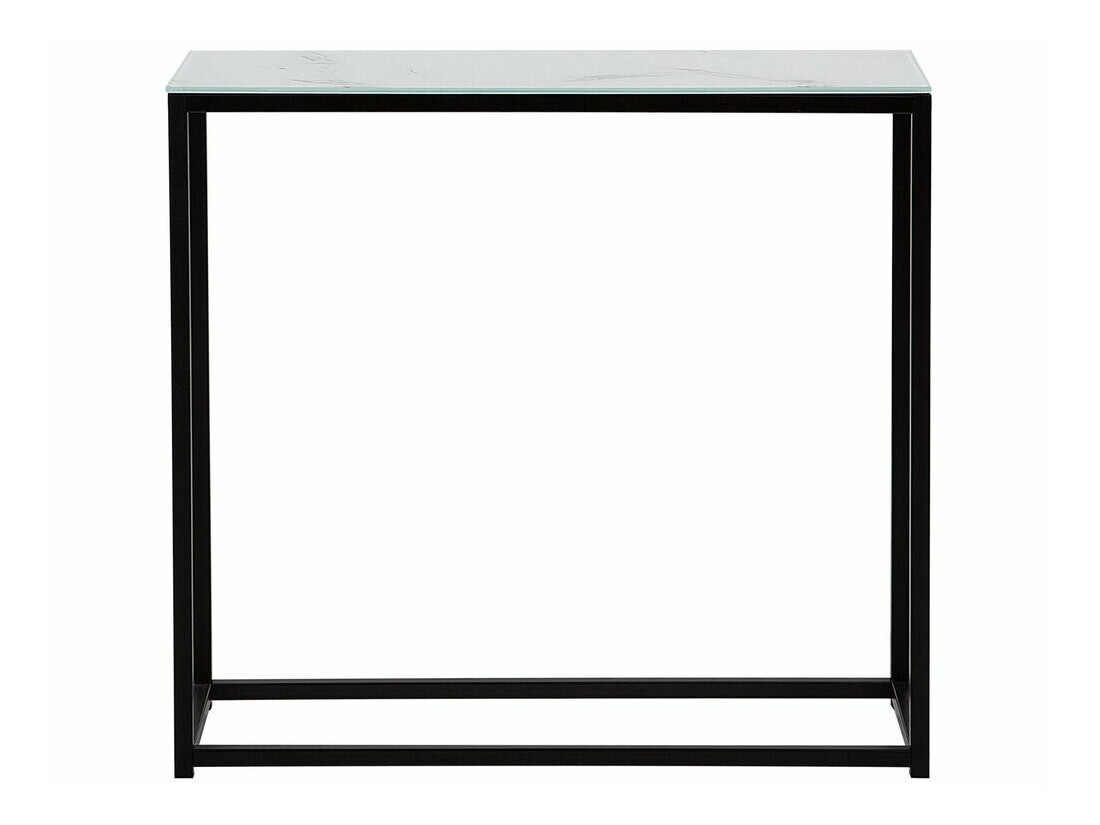 Конзолна маса Berwyn 650 (Черен + Бял мрамор)