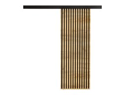 Плъзгаща се врата Dover 201 (Занаятчийски златен дъб + Черен)