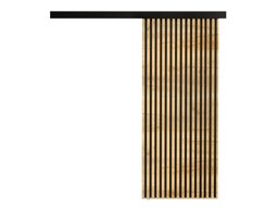 Плъзгаща се врата Dover 202 (Занаятчийски златен дъб + Черен)