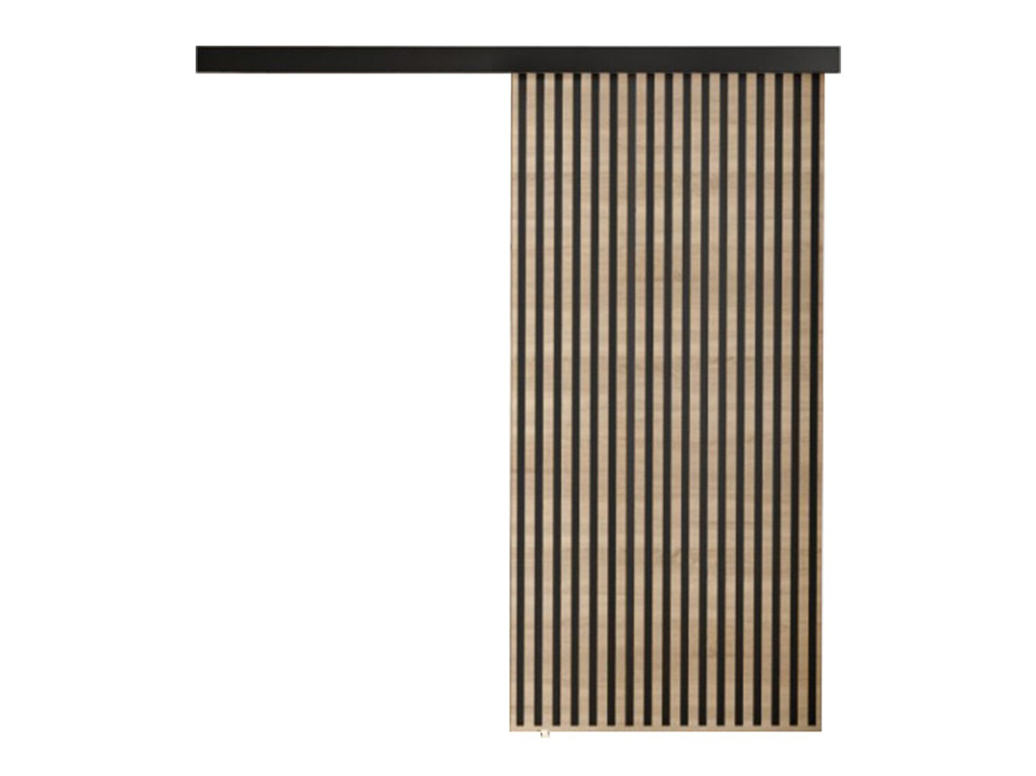 Плъзгаща се врата Dover 203 (Сонома дъб + Черен)