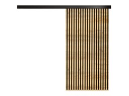 Плъзгаща се врата Dover 204 (Занаятчийски златен дъб + Черен)