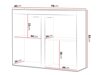 Шкаф Tucson 120 (Бял)