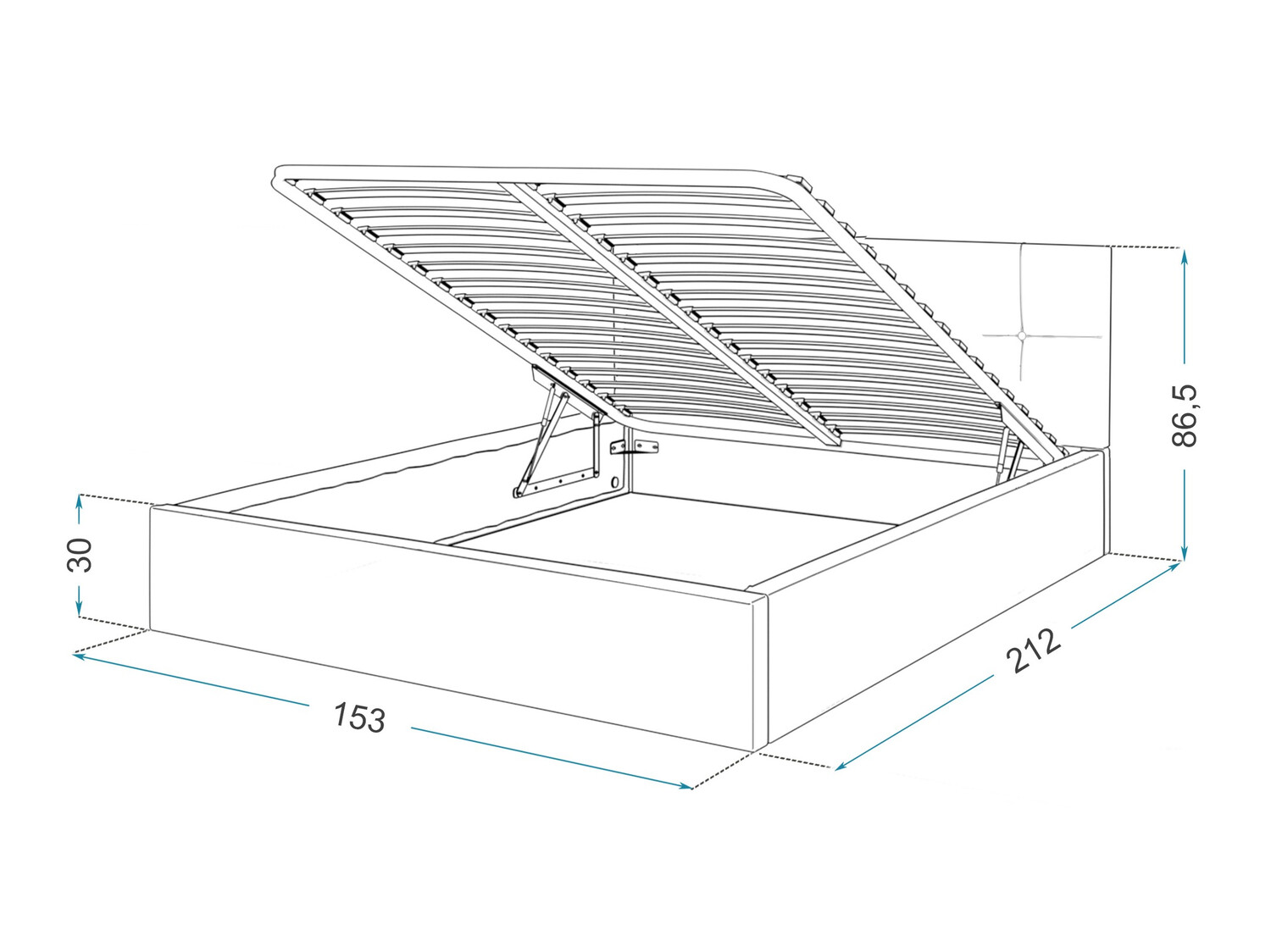 Легло Fairfield 107 (Светло зелено)