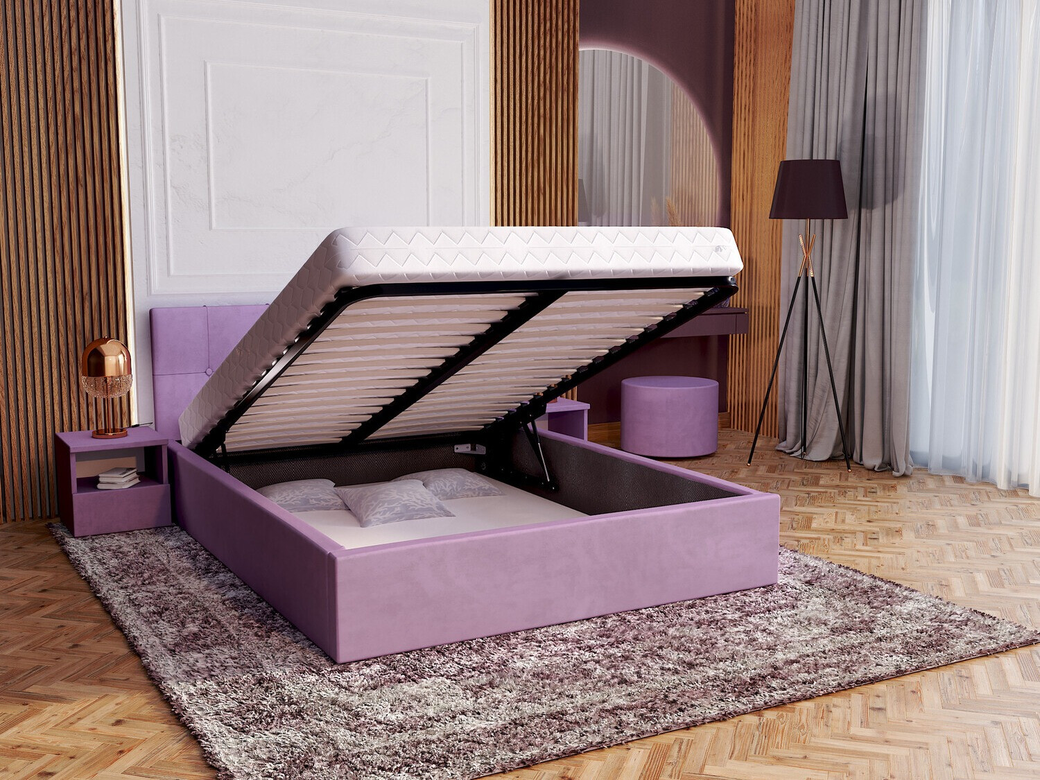Легло Fairfield 107 (Пурпурен)