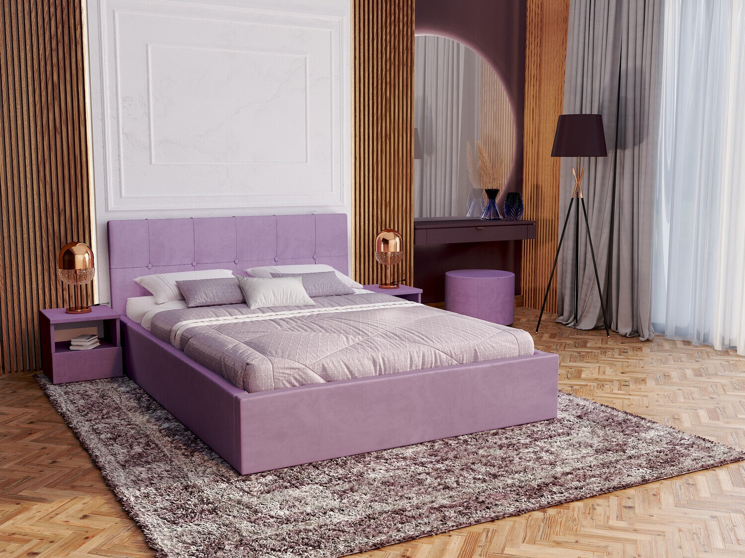 Легло Fairfield 107 (Пурпурен)