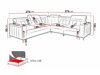 Ъглов диван Sarasota 152 (Mono 234 + Botanical 36)